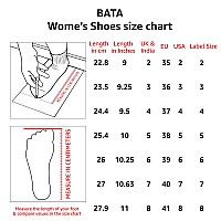 BATA womens DEVA SANDAL E Red Heeled Sandal - 4 UK (6615512)