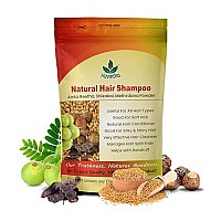 Havintha Natural Hair Shampoo With Herbal Amla Reetha Shikakai And Methi Dana Powder For Men & Women, Totally Organic | Paraben And Sulphate Free Shampoo - 227gm (Pack of 1)