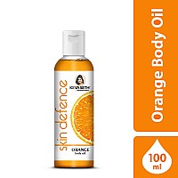 Keya Seth Aromatherapy, Skin Defence Orange Body Oil, Rejuvenates Skin and improves blood flow, Essential Oils of Orange, Sandalwood, Wheatgerm, Carrot Seed (100ml)