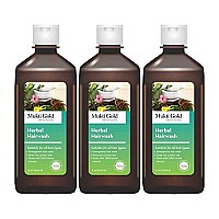 Mukti Gold Herbal Hairwash 400 ml (Pack Of 3) | Does Not Contain Salt | 100% natural Herbal Extracts | WHO-GLP,GMP,ISO Certified Product