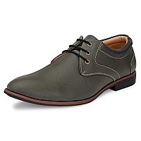 Centrino Mens 7956 Olive Formal Shoes_8 UK (7956-07)