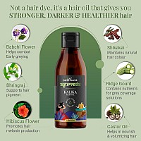 Satthwa Kalika Hair Oil - 150ml, Ayurvedic Anti-Grey Solution for Men & Women With Ridge Gourd, Kale Til Ka Tel - For Darkening Hair, Delays Greying, Adds Shine & Reduces Hair Fall