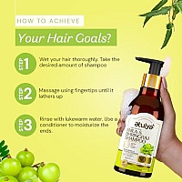 Atulya Amla & Bhringraj Hair Shampoo | Herbal Shampoo for Hair Growth | Anti-Hair Fall Shampoo | Anti-Dandruff Shampoo | Paraben, Sulphate, Silicone, Salt & Color Free | Suitable for All Hair Types