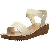 Bata Women's Speed With Lace Beige Sandals -7 UK (6618806)