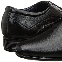 BATA Mens BOSS-Grip Black Uniform Dress Shoe