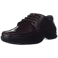 BATA Mens BOSS-Vivid Brown Uniform Dress Shoe