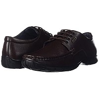 BATA Mens BOSS-Vivid Brown Uniform Dress Shoe