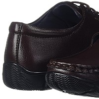 BATA Mens BOSS-Vivid Brown Uniform Dress Shoe