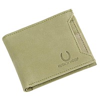 Husk N Hoof RFID Protected Leather Wallet for Men | Mens Wallet Leather | Wallets for Men | Purse for Men | Hunter Green