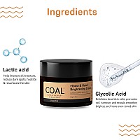 COAL Clean Beauty Elbow & Hand Brightening Cream with Lactic & Glycolic Acid | Hydrates & Nourishes Skin | Men & Women | All Skin Types | 50g