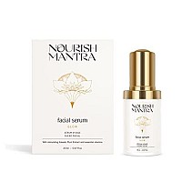 Nourish Mantra Glow Serum | Face Serum | Vitamin C & Vitamin E | No Parabens & Sulphates | Glow serum for oily & dry skin - 30 ml