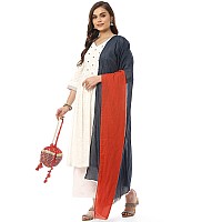 BIBA WOMEN PRINTED NARROW SALWAR KURTA DUPATTA(SKD8054_WHITE_38)