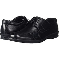 Bata Mens New Dune LACE Black Leather Formal Shoes