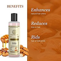 Khadi Natural Honey & Almond Hair Conditioner | Hair Conditioner for Controlling Hair Fall | Herbal Conditioner for Healthy Hair | Suitable for All Hair Types | 210ml