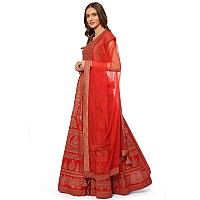 BIBA WOMEN PRINTED FLARED SALWAR KURTA DUPATTA(SKDFESTIVE 8367_TOMATO RED_36)