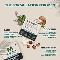 Matural All Natural Handmade Bar Soap For Men, Highly Sane Sage/Sea Breeze With Goodness Of Sage, Coconut And Olive Oil - 120 Gm (Pack Of 3)