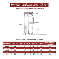 fabcoast Women Pathani Afghani Salwar Regular Ethnic wear 100% Cotton Cambric with Full Elastic and 2 Side deep Pockets (S, DARK GREY)