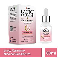 Lacto Calamine 10% Niacinamide Face Serum | 30ml | Pore Minimizing, Acne Marks, Blemishes & Oil Balancing | Face Serum for Women & Men | Reduces Pigmentation | Dermatologically Tested & Fragrance Free