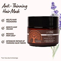 anthi: Anti-Hair Thinning Mask, Hair Thickening and Volume boosting, Sulphate and Paraben Free, Plant-origins Hair Mask for Thinning Hair, 100 g