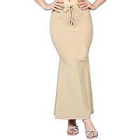 Bodyband Saree Shapewear For Womens Beige Shapewear Petticoat For Womens Smooth Curve Peticote Innerwear For Womens Saree In Party Saree Shaper For Womens, Ladies - (Beige - 3Xl) - Polyester