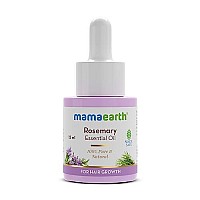 Mamaearth Rosemary Essential Oil for Hair Growth - 15 ml | 100% Pure & Natural | Undiluted | For Hair Fall Control & Hair Strengthening