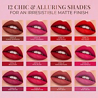 Just Herbs Relaxed Matte Liquid Lipstick Lip colour for Women, Nourishing & Long Lasting Lipsticks 4 ml (Toffee Temptation)