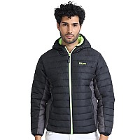 Boldfit Mens Padded Jacket (BomberJacketL-502_Black Charcoal