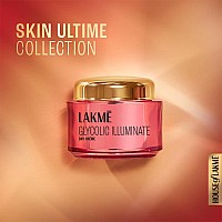 Lakme Glycolic Illuminate Day Cream with Glycolic Acid for Radiant & Even Tone Skin, 15g