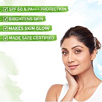 Mamaearth Vitamin C Daily Glow Sunscreen with Vitamin C & Turmeric for Sun Protection & Glow - 80 g | SPF 50 PA++++ | No White Cast | Lightweight & Non-Sticky | Brightens Skin | For All Skin Types