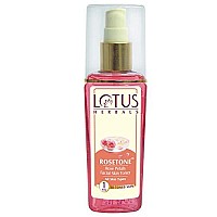 Lotus Herbals Rosetone Rose Petals Facial Skin Toner Liquid with Aloe Vera, Rose, Tulsi Leaves, Vetiver | Pack of 1, 100 ml