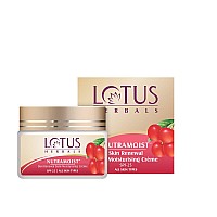 Lotus Herbals SPF 25 Nutramoist Skin Renewal Daily Moisturising Cream (50g)