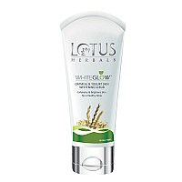 Lotus Herbals White Glow Oatmeal and Yogurt Skin Whitening Scrub, 100g