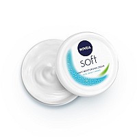 NIVEA Soft Light Moisturizer, 300 ml, for Face, Hand & Body, Non-Greasy Cream with Vitamin E & Jojoba Oil for Instant Hydration