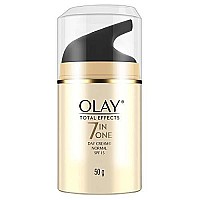 Olay Total Effects Day Cream with SPF 15 | Fights 7 Signs of Ageing | With Niacinamide and Green Tea Extracts | Normal, Oily, Dry, Combination Skin | 50g