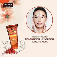 Vaadi Herbals Value Pack of Skin Whitening Saffron Face Wash with Sandal Extract, 4 x 60ml