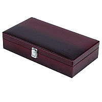 Fico Maroon 12 Slot Watch Box