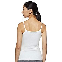 Jockey Snug Fit Lowneck Thermal Spaghetti Top For Women 2501Off Whitexl