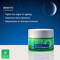 Lotus Professional Phyto Rx Skin Renewal Anti Ageing Night Cream, Natural, 50g (Pack of 1)