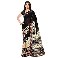 Kashvi sarees Georgette with Blouse Piece Saree (1134_Multicoloured_Free Size)