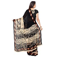 Kashvi sarees Georgette with Blouse Piece Saree (1134_Multicoloured_Free Size)