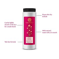 Forest Essentials Silken Dusting Powder Indian Rose Absolute|Talc-Free & Quick-Absorbing|For Men And Women|100 g