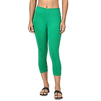 Robinbosky Premium Cotton Lycra Stretchable Capris Leggings Sforestgreen