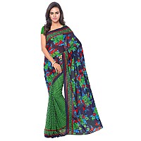 Kashvi saree Georgette with Blouse Piece Saree (1107_1_Multicoloured_Free Size)