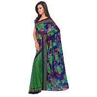 Kashvi saree Georgette with Blouse Piece Saree (1107_1_Multicoloured_Free Size)