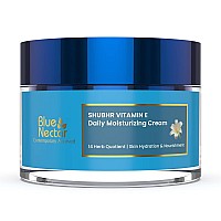 Blue Nectar Anti Aging Cream for Women for Wrinkles & Fine Lines with Plant Based Vitamin C & Vitamin E (14 Herbs, 50g)