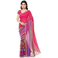 Kashvi saree Georgette with Blouse Piece Saree (1164_3_Multicoloured_Free Size)