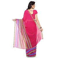 Kashvi saree Georgette with Blouse Piece Saree (1164_3_Multicoloured_Free Size)