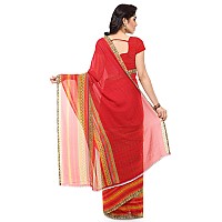 Kashvi saree Womens Georgette Saree With Blouse Piece (1164_1_Multicolor)