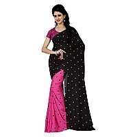 Kashvi sarees Georgette with Blouse Piece Saree (1262_1_Multicoloured_Free Size)