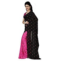 Kashvi sarees Georgette with Blouse Piece Saree (1262_1_Multicoloured_Free Size)